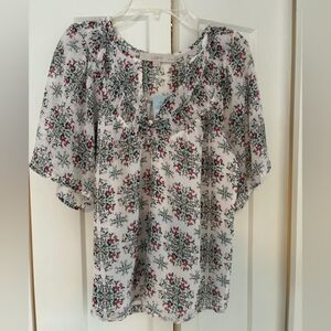 Loft floral top